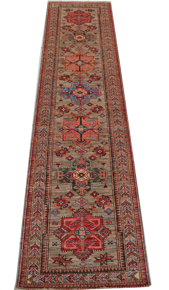 Natural Gray 2.6X10.0 Kazak Runner-San Francisco Rugs--San Francisco Rugs