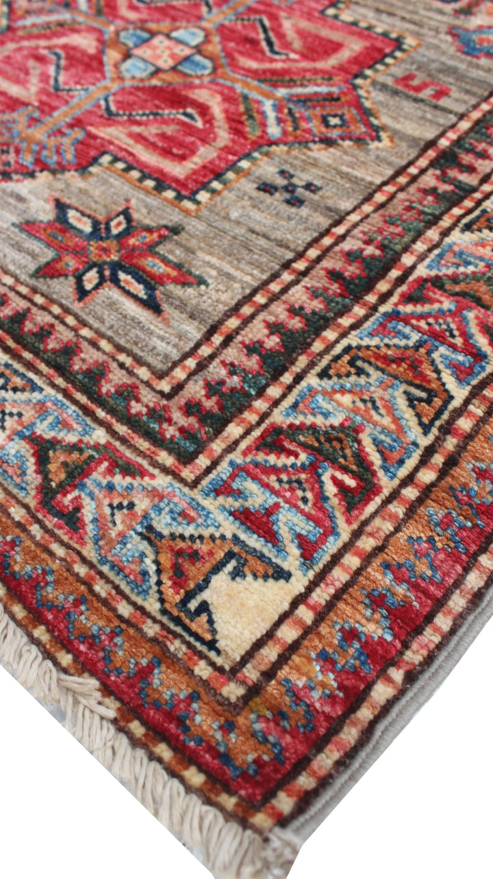 Natural Gray 2.6X10.0 Kazak Runner-San Francisco Rugs--San Francisco Rugs