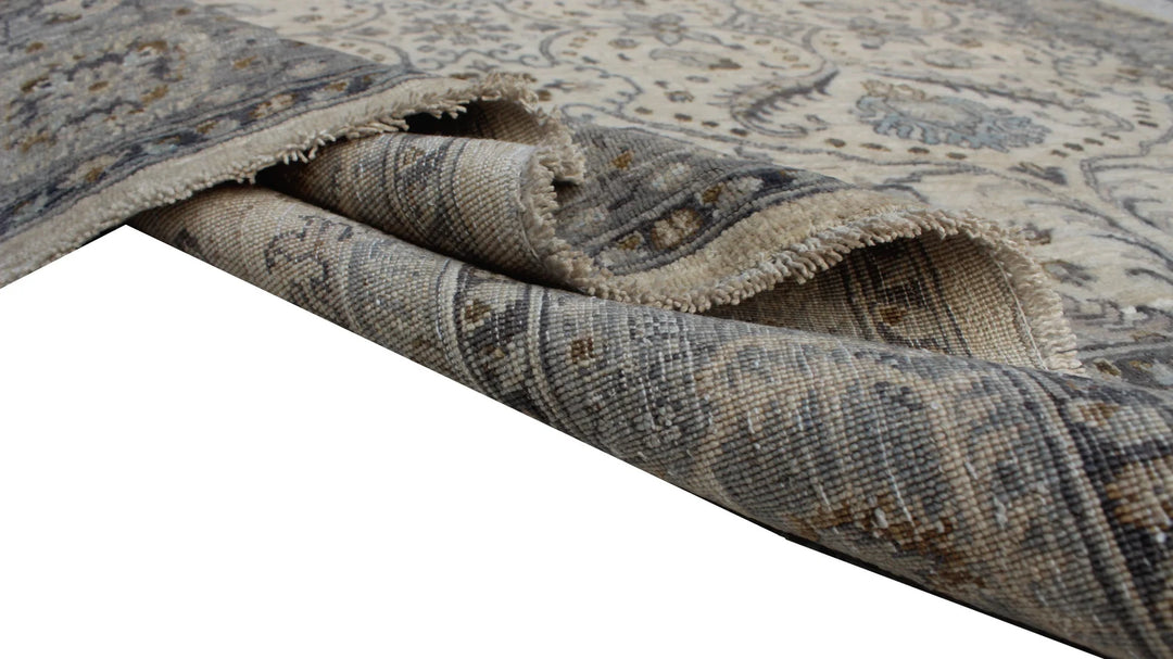 5'8X8'6" ft Hand Knotted Beige-Gray Rug-San Francisco Rugs--San Francisco Rugs