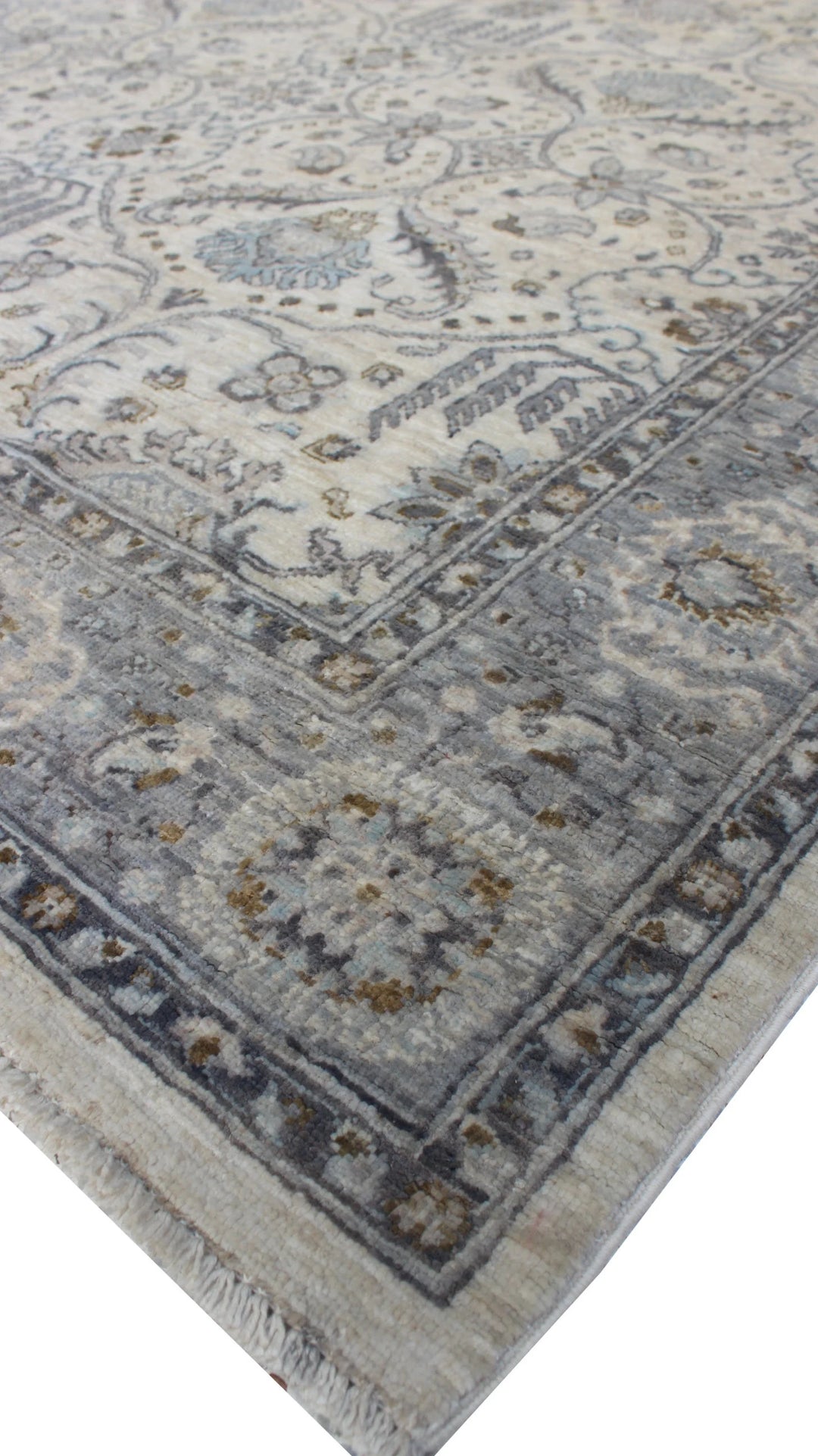 5'8X8'6" ft Hand Knotted Beige-Gray Rug-San Francisco Rugs--San Francisco Rugs