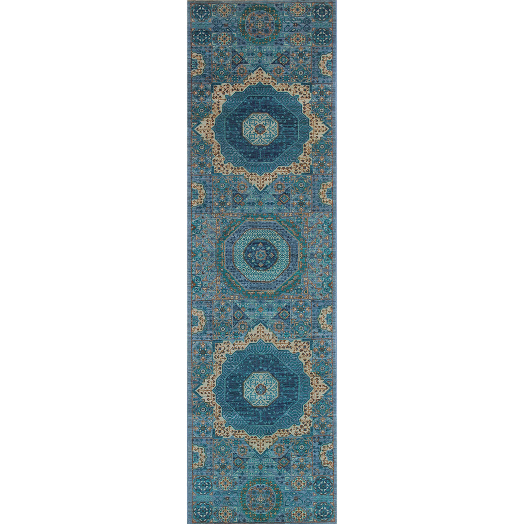 Geometric 3x10 Ft Hand Knotted Runner Rug - Mamluk Runner Rug - Tribal Hallway Runner Rug - Entryway Runner Rug - Home Decor Rugs-San Francisco Rugs--San Francisco Rugs