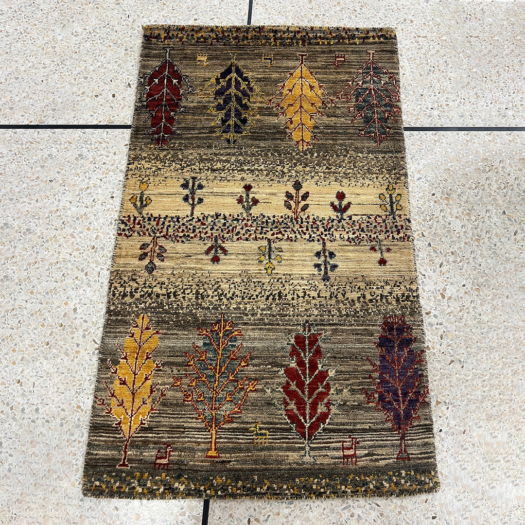 Fine Quality 2x3 Ft Afghan Gabbeh Rug - Hand Knotted Wool Rug - Soft Wool Rug - Door Mat Rug - Small Kitchen Rug - Entryway Rug-San Francisco Rugs--San Francisco Rugs