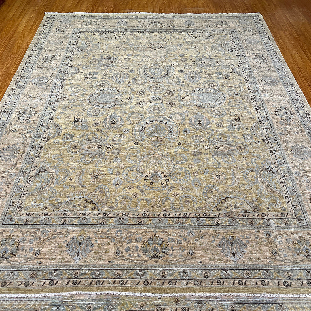 Wool & Silk 8x10 Ft Hand Knotted Rug - Exquisite Design Rug - Afghan Area Rug - Soft Bedroom Rug - Dining Room Rug - Living Room Rugs-San Francisco Rugs--San Francisco Rugs